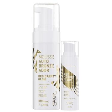 Imagem de Skelt Mousse Autobronzeador 140ml + Serum Facial Anti-idade 30ml