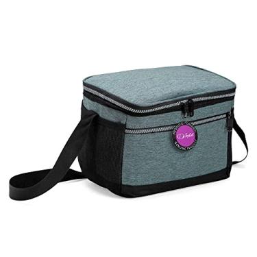 Imagem de Bolsa Térmica 10 Litros com Bolso Frontal Prestige TopGet (Cinza Claro)
