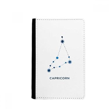 Imagem de Capricórnio signo de constelação do zodíaco porta-passaporte notecase burse capa carteira porta-cartão, Multicolor