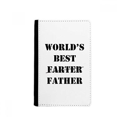 Imagem de World´s Best Father Festival Quote Passport Holder Notecase Burse Wallet Cover Card Purse, Multicolor