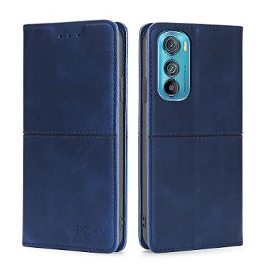 Imagem de For Motorola Edge 30 Cow Texture Magnetic Horizontal Flip Leather Phone Case