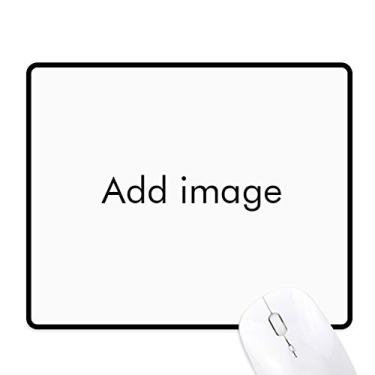 Imagem de DIYthinker Personalizado Adicionar imagem imagem imagem mensagem antiderrapante mouse pad jogo escritório preto bordas costuradas presente
