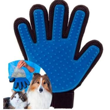 Imagem de Luva Nano Magnética Tira + Pelos E Escova Pets Cães E Gatos