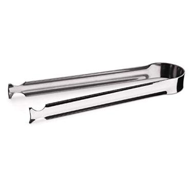 Imagem de Pinça Para Gelo Multiuso De Aço Inox 16cm com 12 Unidades Forma Utilidades