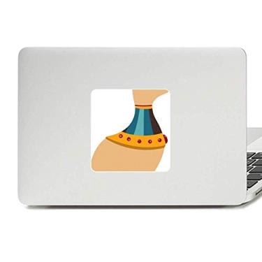 Imagem de Adesivo de vinil com estampa de totem de gato do Egito, adesivo para laptop, decoração de PC