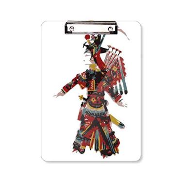 Imagem de Prancheta de Prancheta de Ópera Chinesa Tradicional Shadow Play A4