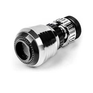 Imagem de Aeradores de bico de torneira de cozinha Borbulhador de torneira de economia de água Cabeça de filtro Conector de torneira de torneira ajustável de 360 ​​graus, curto A