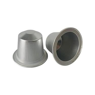 Imagem de 100 Pcs Folhas De Alumínio Cápsula De Café Com Tampas De Vedação Adesivo Cápsula De Café Descartável Cápsulas De Café Copos Fácil De Usar