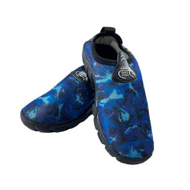 Imagem de Sapatilha Esportiva Bad Fish Water Pro Azul Neoprene Sola Emborrachada
