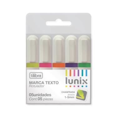 Imagem de Tilibra - Marca Texto Mini Lunix - Blister com 5 Cores