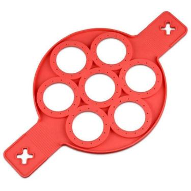 Imagem de Panquecas E Ovos Perfeitos - Flippin Fantastic Vermelho