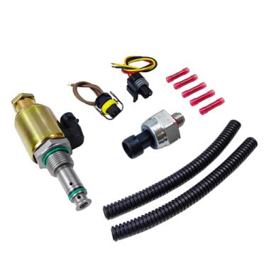 Imagem de Válvula IPR do regulador de pressão do injetor 7.3 com sensor ICP de pressão de controle de injeção e pigtail | Adequado para Ford F250 F350 F450 F550 Super Duty E350 E450 E550 Econoline Excursion |