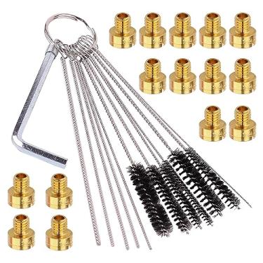 Imagem de Substitua o carburador Mikuni VM22 VM24 VM26 pelo kit de jato principal para 125 150 200 250 moto de sujeira bem como para quadriciclo. Inclui vários tamanhos que variam de 88 a 150