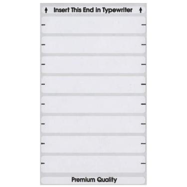 Imagem de MACO Etiquetas de pasta de arquivo brancas, 248 por caixa (FF-L1)