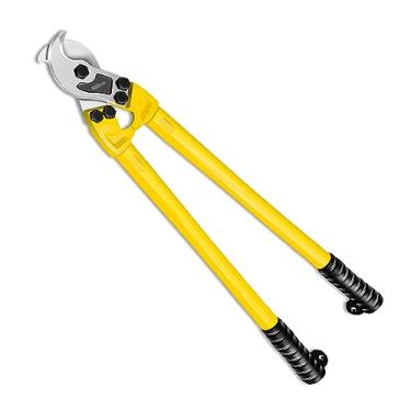Imagem de AUPREX Cortador de cabo resistente de 60 cm, cortador de corda de fio de aço carbono para corda de fio de alumínio e cobre, alicate multifuncional de corte de fio de braço longo com design ergonômico