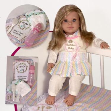 Imagem de Bebê Reborn Princesa Magazine Luiza Loira Barato - Cegonha Reborn Doll