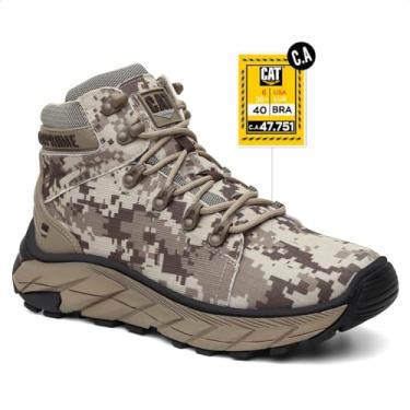 Imagem de Botina Masculina Bota Coturno de Seurança E.P.I com C.A Palmilha em Gel Confortável Original (Camuflado Digital Lona, BR, Adulto, Numérico, 41)