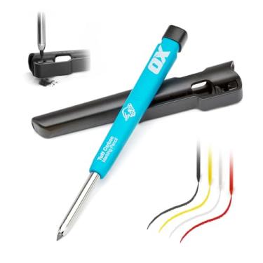 Imagem de OX TOOLS Pacote de lápis de marcação de carbono Pro Tuff | 4 grafites incluídos e suporte de lápis com apontador