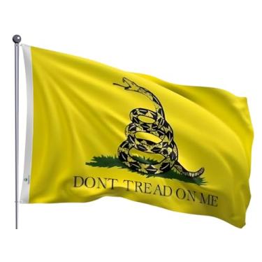 Imagem de Bandeira Gadsden Dont Tread On Me Estampada Uma face 0,70x1,00m