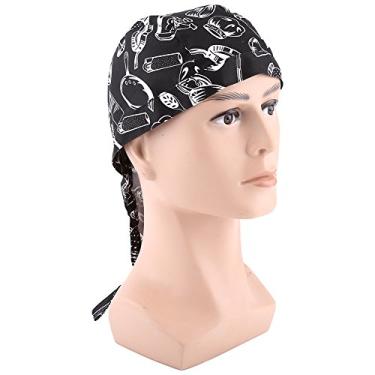 Imagem de Chapéu de Chef Estilo Pirata, Material de Algodão, Elegante e Fresco, Adequado para Restaurantes, Cozinhas (Faca, garfo e colher)