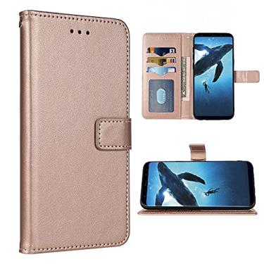 Imagem de FDCWTSH Capa carteira compatível com Samsung Galaxy S8 e alça de pulso couro com alça flip suporte suporte suporte acessórios celulares capas de telefone para Glaxay S 8 Gaxaly 8S Edge SM-G950U
