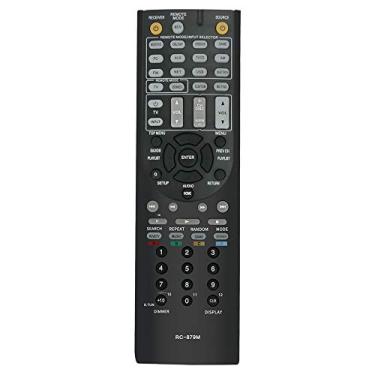 Imagem de Controle remoto de substituição RC-879M compatível com receptor Onkyo TX-NR535 TX-SR333 HT-R393 TXNR535 TXSR333 HTR393 AV Audio Video