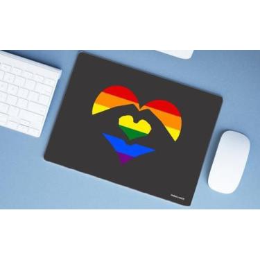 Imagem de Mouse Pad Emborrachado Personalizado Coleção Estampas LGBTQIA+, 40 x 3