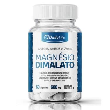 Imagem de Suplemento Alimentar Magnésio Dimalato - 60 Cápsulas com 260mg de Magn