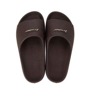 Imagem de Chinelo Rider Nuvem Drip Slide Confortável Macio 11983, Marrom, Bege, 