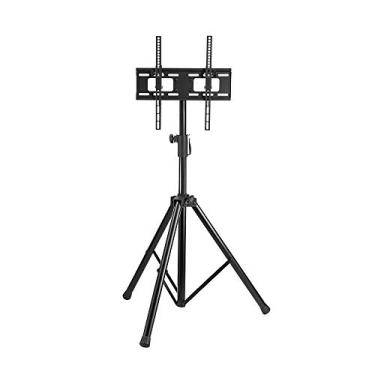 Imagem de Suporte Pedestal Tipo Tripé, Ajuste de Altura, TVs Planas e Curvas, 32" a 55", Capacidade de Até 35Kg, Preto, A06V4_TP, ELG