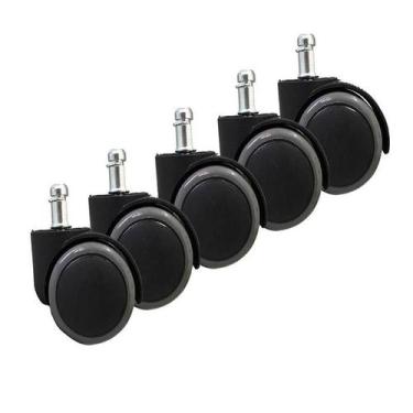 Imagem de Kit 5 Rodizios de Silicone para Cadeira - Importado