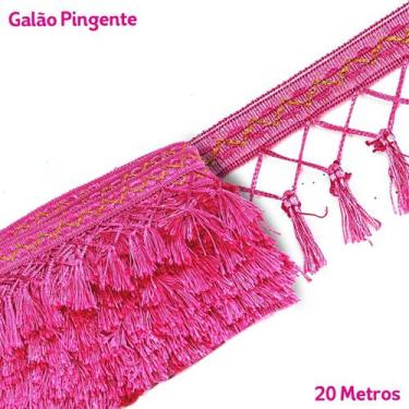 Imagem de Pingente De Seda Tassel - Fita- Rosa Escuro - Nº: 312 C/20M- Nybc