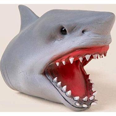 Imagem de Schylling SC-SBFP Fantoche de dedo de tubarão, desenhos e cores variados