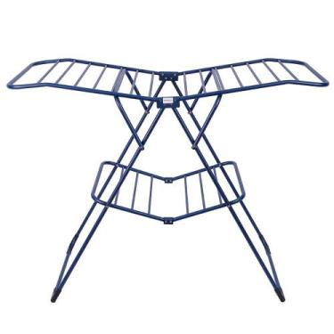 Imagem de Varal De Chão Asa Delta Pintura Eletrostática Azul Imperial - Seka Fác