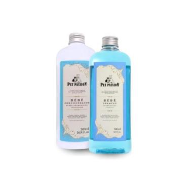 Imagem de Kit  Shampoo e Condicionador Bebe 500ml - Pet Passion