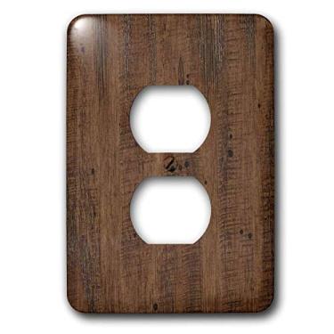 Imagem de 3dRose Tampa de tomada de madeira de nogueira com 2 plugues lsp_41602_6