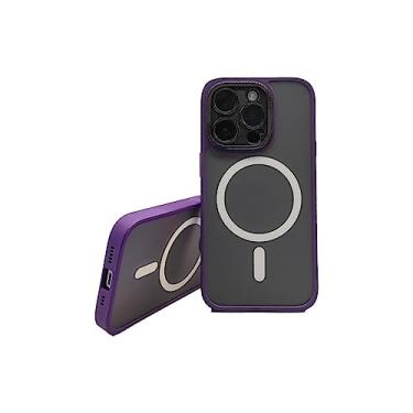 Imagem de VENUSDALI Capa Fulcrum para Apple 13 capa de celular com suporte invisível com sucção para iPhone14 capa 12pro Scrub Max