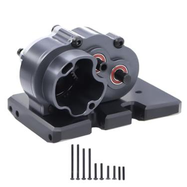 Imagem de FACCNOY Aluminium Overdrive Gearbox DLX LCG Trans OD-3 Transmission for 1/10 LCG Chassis SCX10 III Pro Capra RC Crawler Upgrade Parts