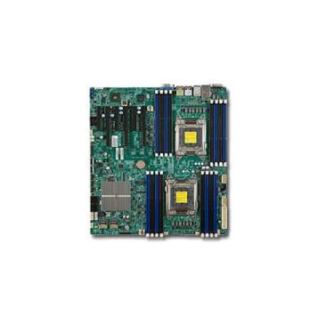 Imagem de Supermicro X9DRI-F-B Dual LGA2011/ Intel C602/ DDR3/ SATA3/ V&2GbE/ EATX Placa mãe para servidor