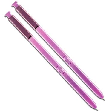 Imagem de Pacote com 2 canetas Stylus de substituição para Samsung Galaxy Note 9 Note 9 5G Stylus Pen S sem Bluetooth (roxa)
