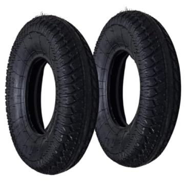 Imagem de LAURINDOS, Kit 2 Pneu 4.80/4.00-8 P/Carretinha Moto Reboque