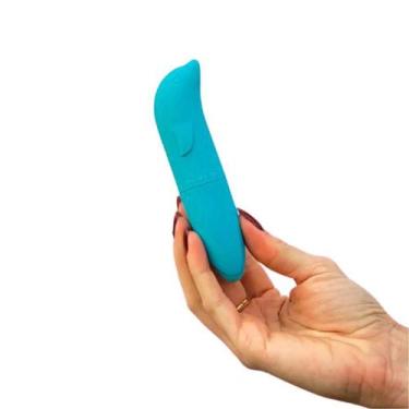 Imagem de Vibrador Ponto G Aveludado Formato Golfinho Verde Escuro - Hot Pepper