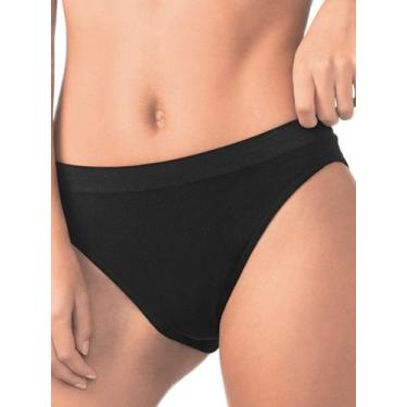 Imagem de Calcinha Alta Ultraleve Demillus 56300, Preto
