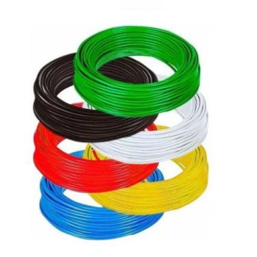 Imagem de Cabo Flexível 4mm Rolo 25m Metros Fio Elétrico C/ Inmetro - Fill Flex