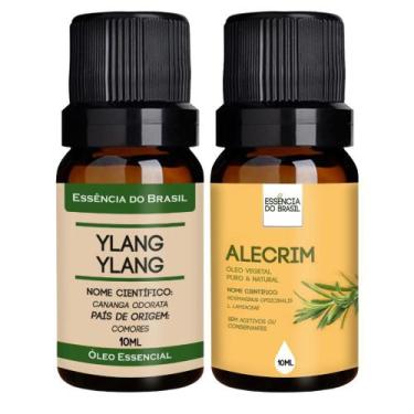 Imagem de Kit Óleo Essencial Ylang Ylang + Óleo Vegetal Alecrim 10ml - Essência 