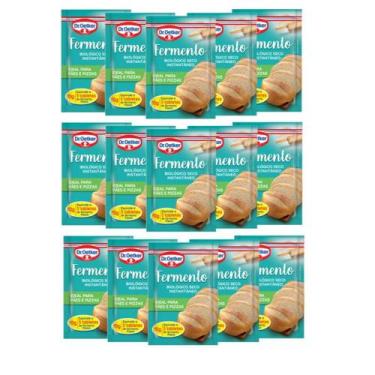 Imagem de Caixa c/ 60un de Fermento De Pão Biológico Seco Instantâneo 10g - Dr. 