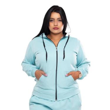 Imagem de Blusa de Moletom Feminina Corte Slim Conforto e Sofisticação Confira A