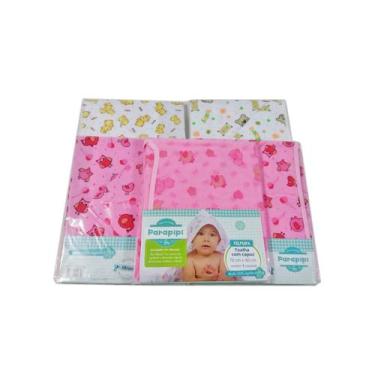 Imagem de Toalha De Banho Bebê Com Capuz Estampada 70x90cm - Dugu, Feminino 