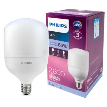 Imagem de Lâmpada Led Alta Potência 24W 2800Lm E27 6500K Philips, 110V/220V (Biv