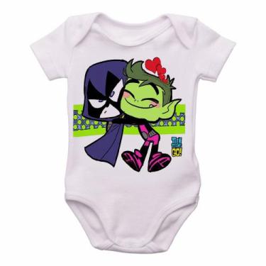 Imagem de body nenê criança roupa bebê Jovens Titãs  Mutano - Empório Dutra, G  